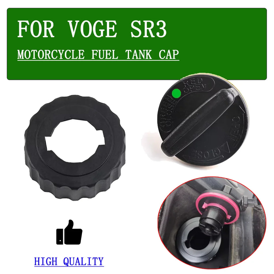 VOGE SR3 250 Καπάκι Ρεζερβουάρ Καυσίμου με Γρήγορη Απελευθέρωση, Πλαστικό Κάλυμμα Γεμίσματος για Εύκολη Πρόσβαση, Ανθεκτικό Αξεσουάρ Μοτοσυκλέτας