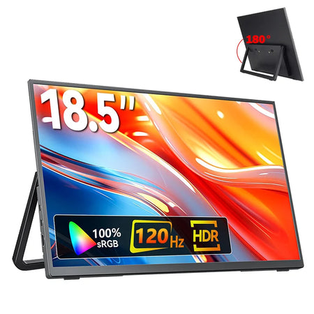 15.6/18.5 Inch Portable Monitor 1080P &ndash; VESA Mount Ready 18.5 inch-100HZ