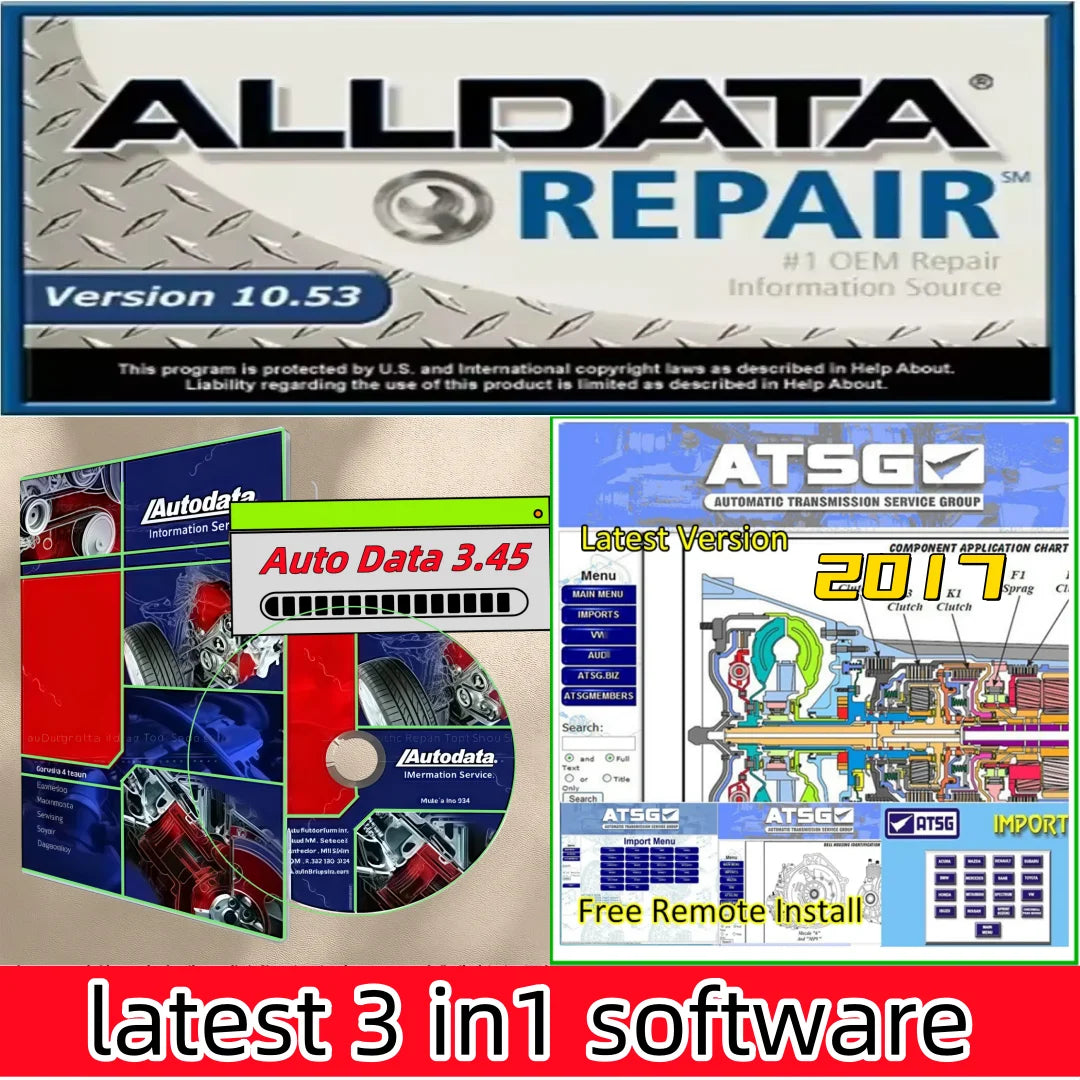 Software de diagnóstico Autodata 3.45 ATS para automóviles ...