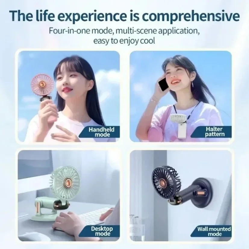 180 Degree Rotation Handheld Mini Fan &ndash; Ultra Portable