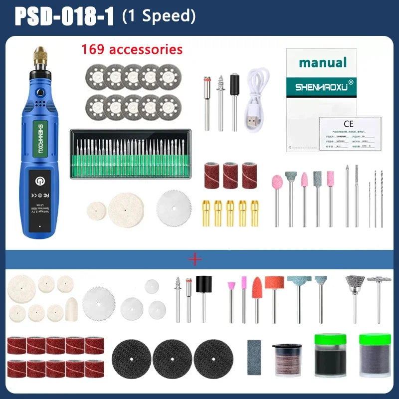 SHENHAOXU Mini Electric Grinder with USB Charging and Adjustable Speed PSD-018-1-group3