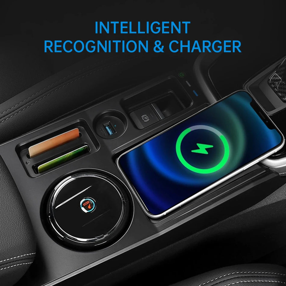 Chargeur sans fil rapide QC3.0 pour Audi A3 2021-2023 LHD