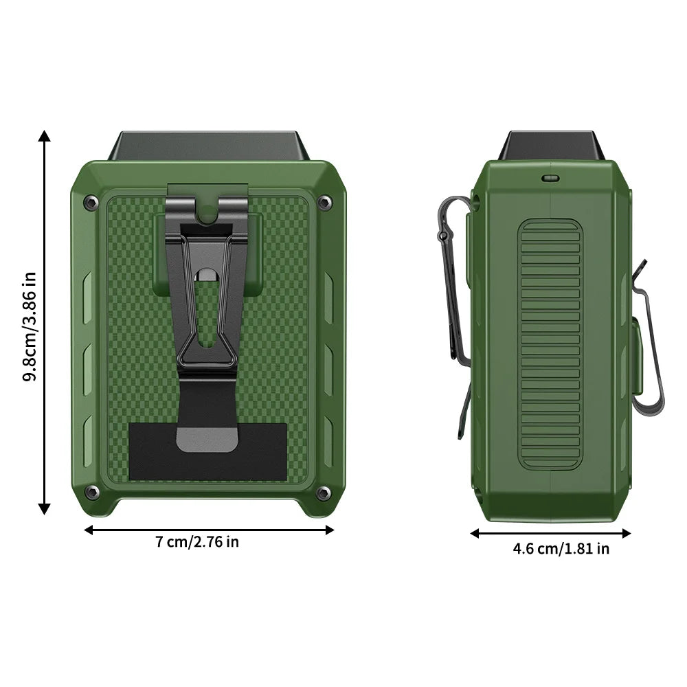 4000mAh Outdoor Portable Waist Fan &ndash; Rechargeable 5 Level Strong Wind