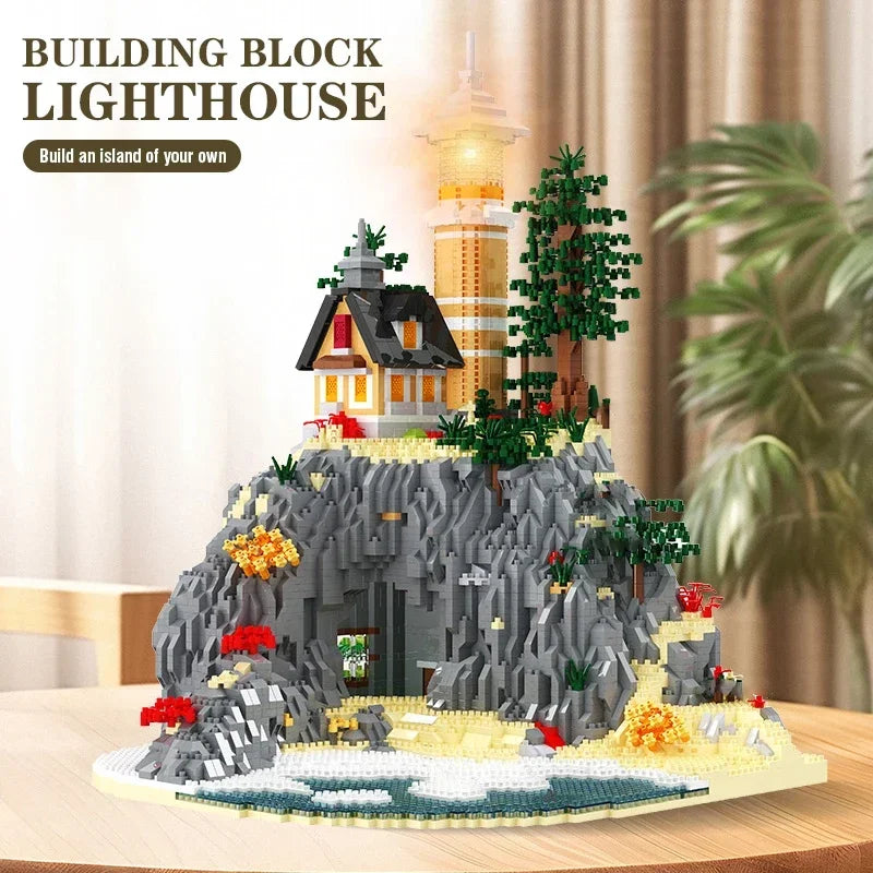Lighthouse Building Block Set &ndash; Creative DIY Assembly Game