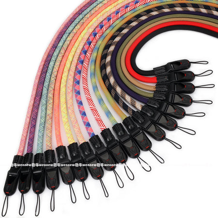 Nylon Rope Sling Camera Strap - Quick Release for Fujifilm, Sony, Nikon