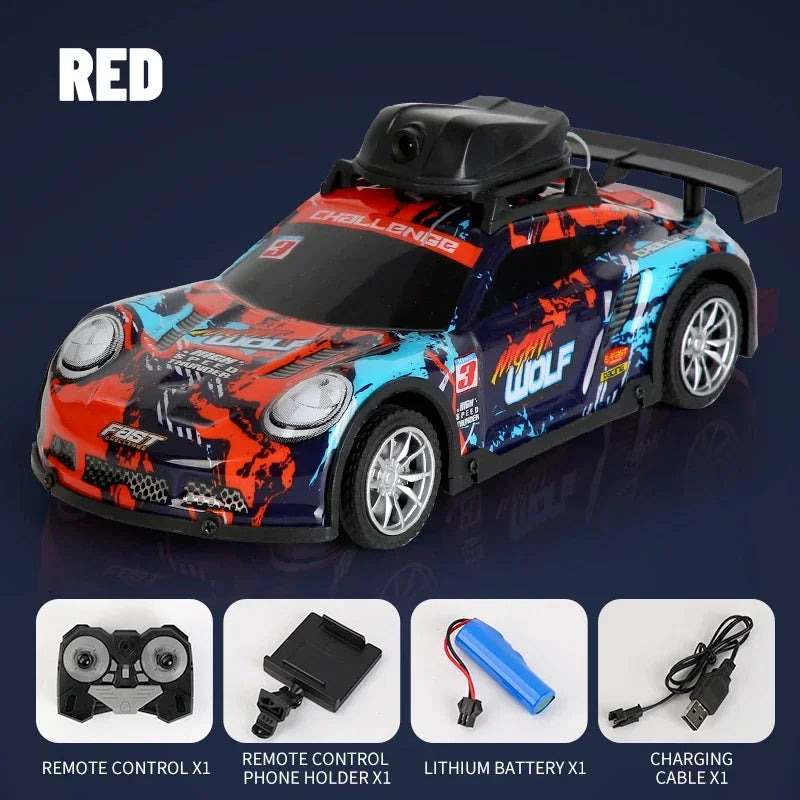 CONUSEA RC Car with Camera &ndash; HD Wifi FPV Racing Experience Red
