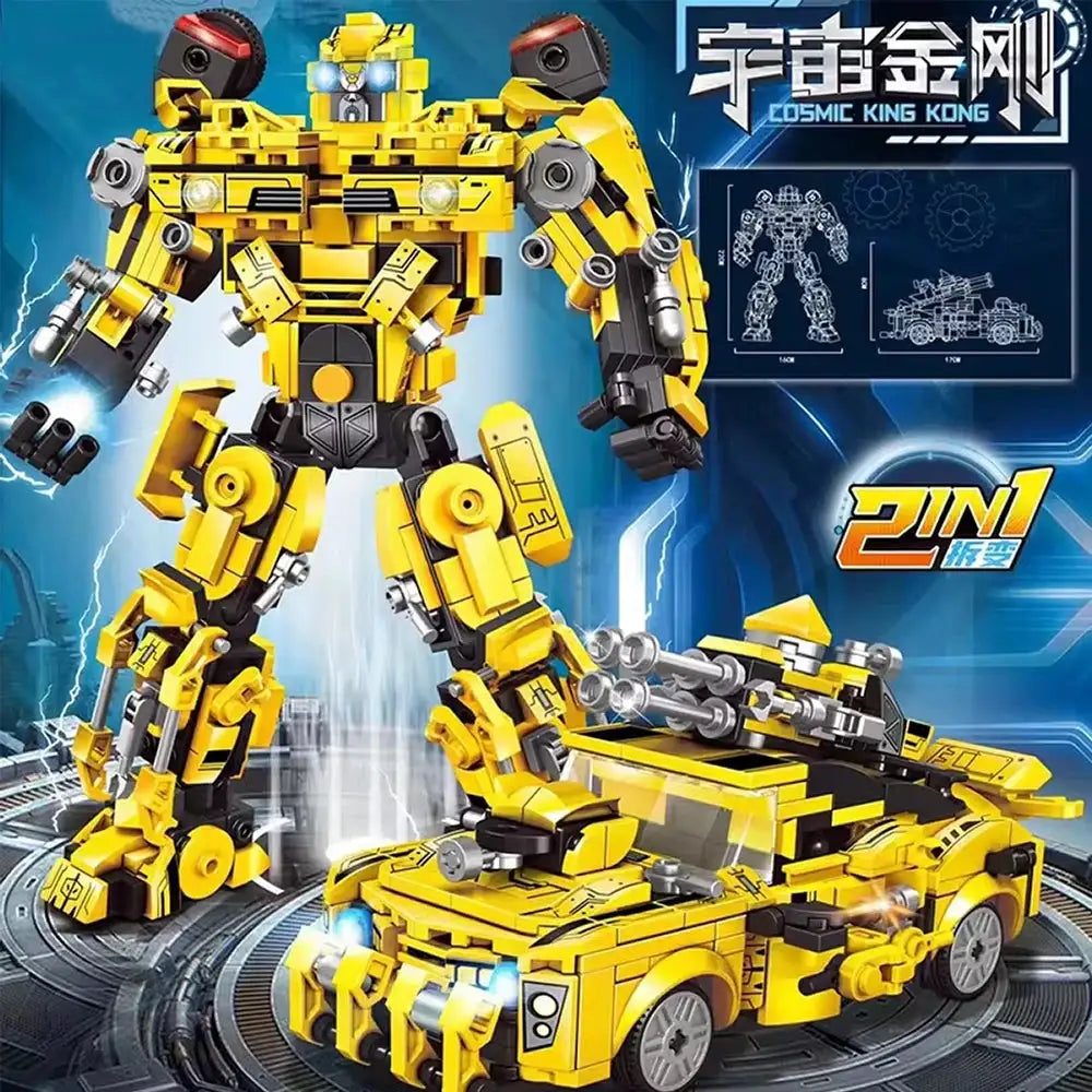 ToylinX 478pcs Transforming 2in1 Robot Truck Set For Kids 5048 463PCS