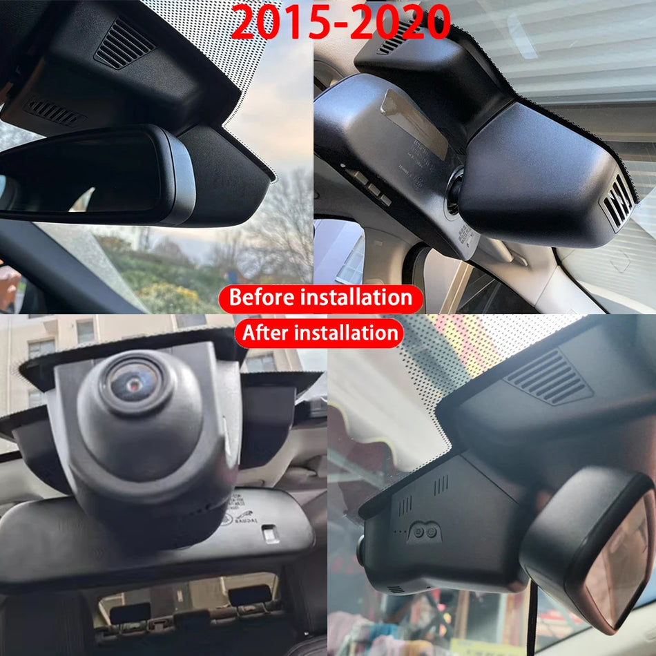 Jaguar F-Pace Front and Rear Dash Cam 4K 2160P WiFi Plug and Play