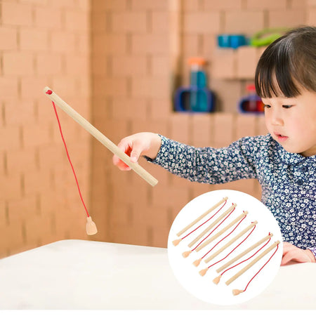 Wooden Magnetic Fishing Rod Toys - Educational &amp; Fun for Kids