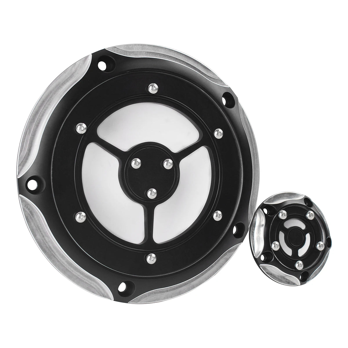 Motorcycle CNC Aluminum 5 Holes Derby Cover &ndash; Durable Engine Protection Default Title