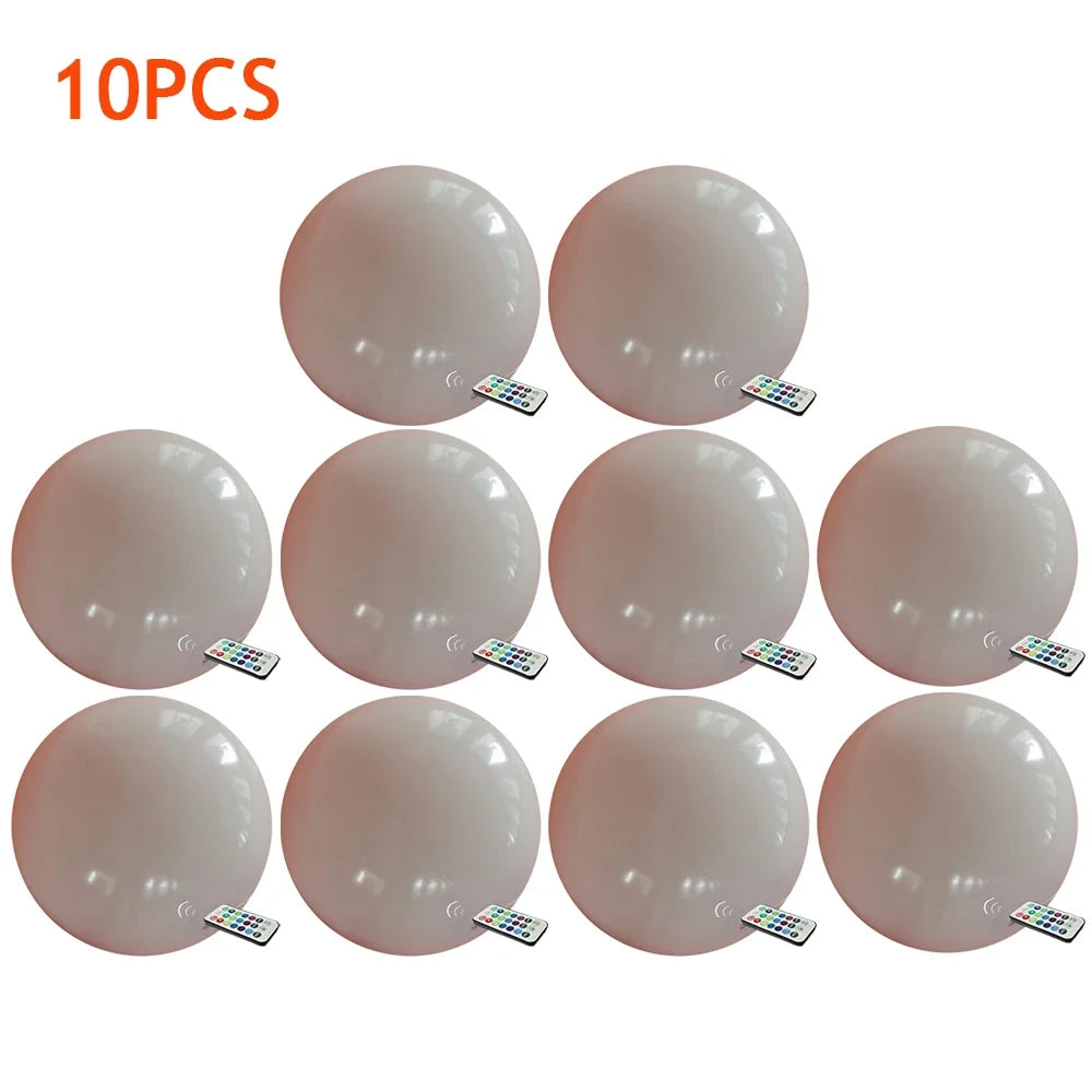 Floating Pool Lights 1-10Pcs 16 Colors &ndash; Colorful LED Glow 10PCS