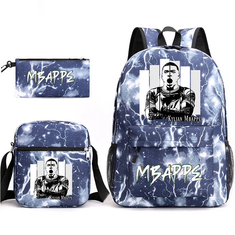 print student backpack set children's school bag shoulder bag pencil case 3-piece set 4
