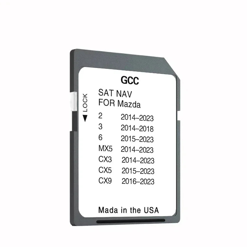 NAVINESA Mazda2 Connect1 SD Card 8GB &ndash; Gulf Maps Update