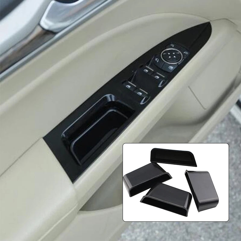 Door Storage Box Tray Armrest ABS Plastic for Ford Fusion Mondeo Direct Replacement Left Hand Drive