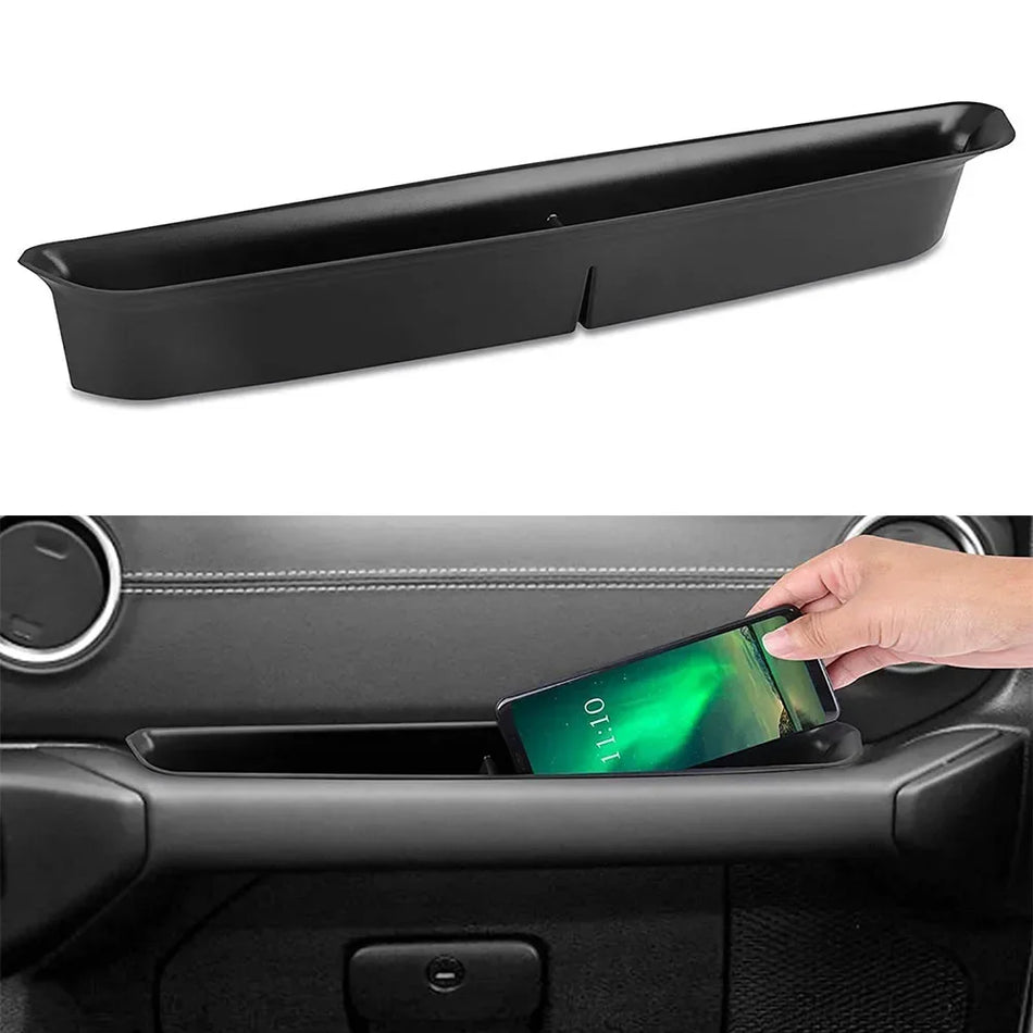 Door Storage Tray Organizer for Jeep Wrangler JL/GL 2018-2019 Passenger Door Pocket Interior Accessory