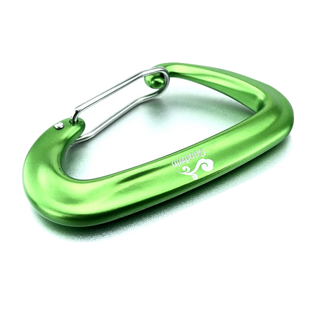 12KN D-Shape Aluminium Climbing Carabiner with Locking Mechanism 2 / CHINA