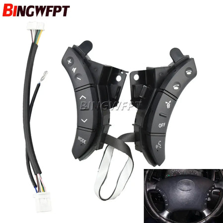 For Toyota Highlander Land Cruiser Steering Wheel Controls Switch black Color New OEM 75B037 by InterCyprus Trading Ltd