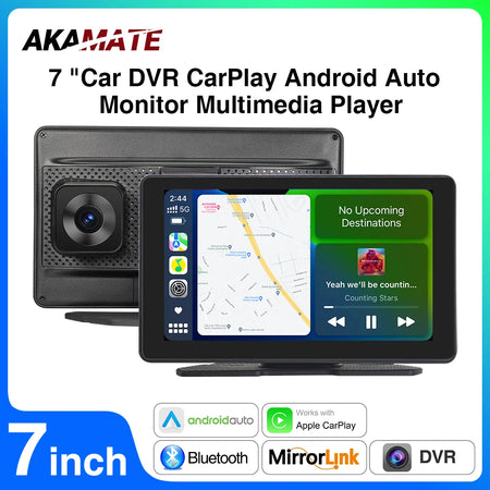 4K Dashcam 7inch Screen Driving Recorder &ndash; Wireless CarPlay
