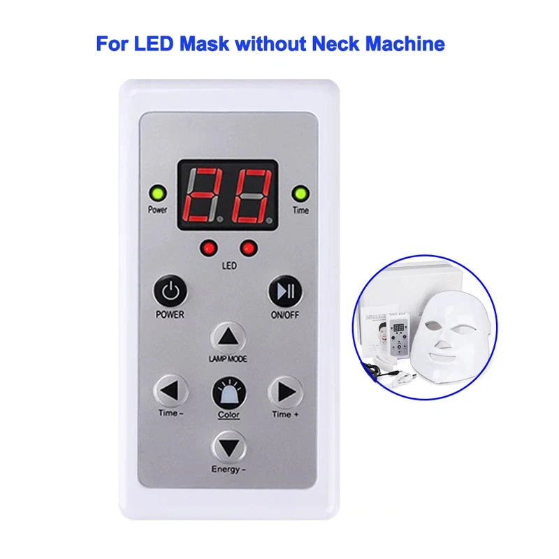 Remote Control For LED Facial Mask &ndash; Seven-Color LED black