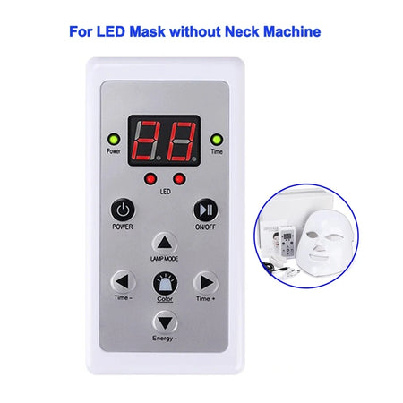 Remote Control For LED Facial Mask &ndash; Seven-Color LED black