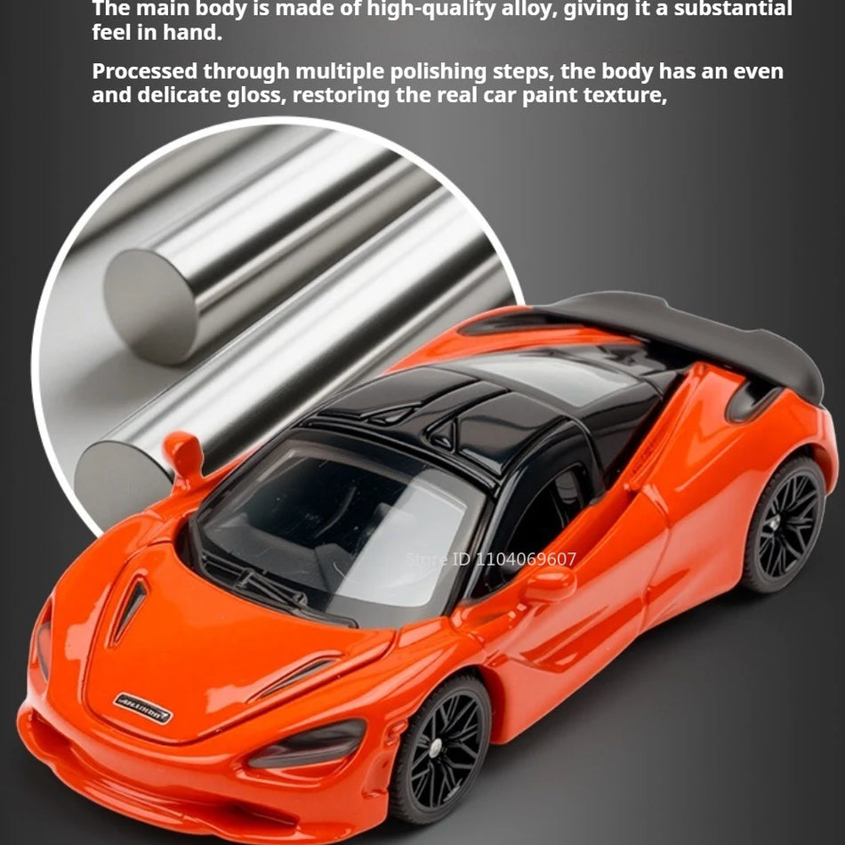 Mini Scale 1:64 Model de Mașină de Curse Diecast cu Anvelope din Cauciuc, Caroserie din Metal