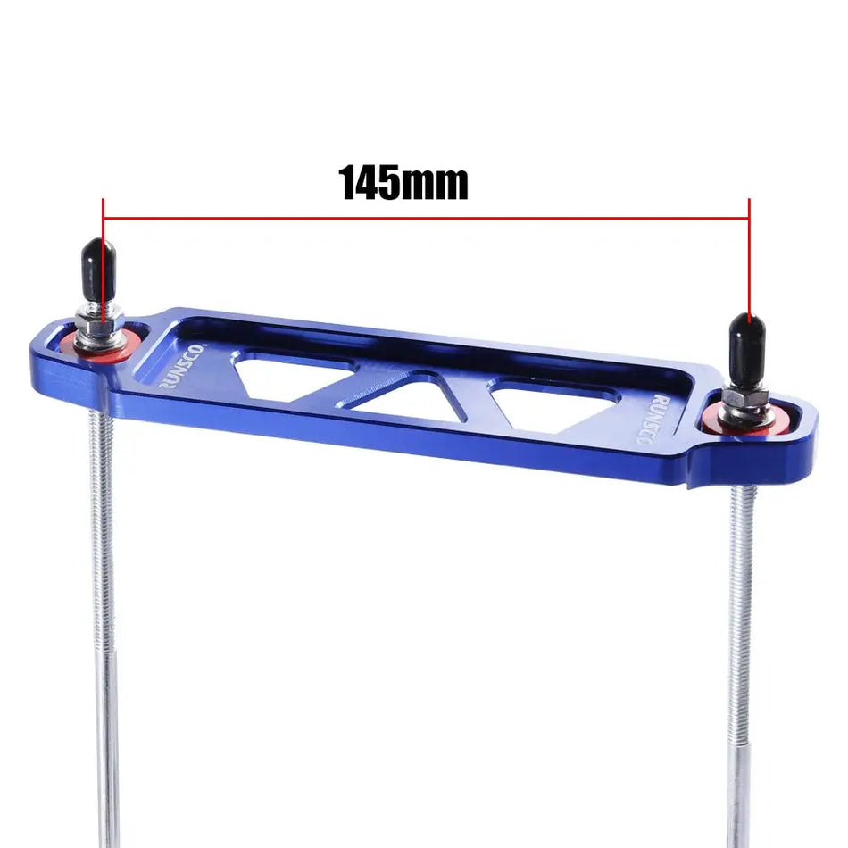 Billet Aluminum Battery Hold Down Bracket for Honda Civic CRX by InterCyprus Trading Ltd