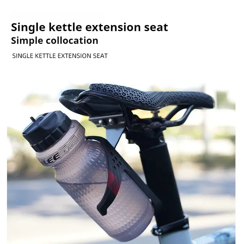ENLEE Bicycle Bottle Cage Extension Bracket Double Water Cup Holder Converter Seat Cushion Adjustment Adapter Extension Bracket by InterCyprus Trading Ltd