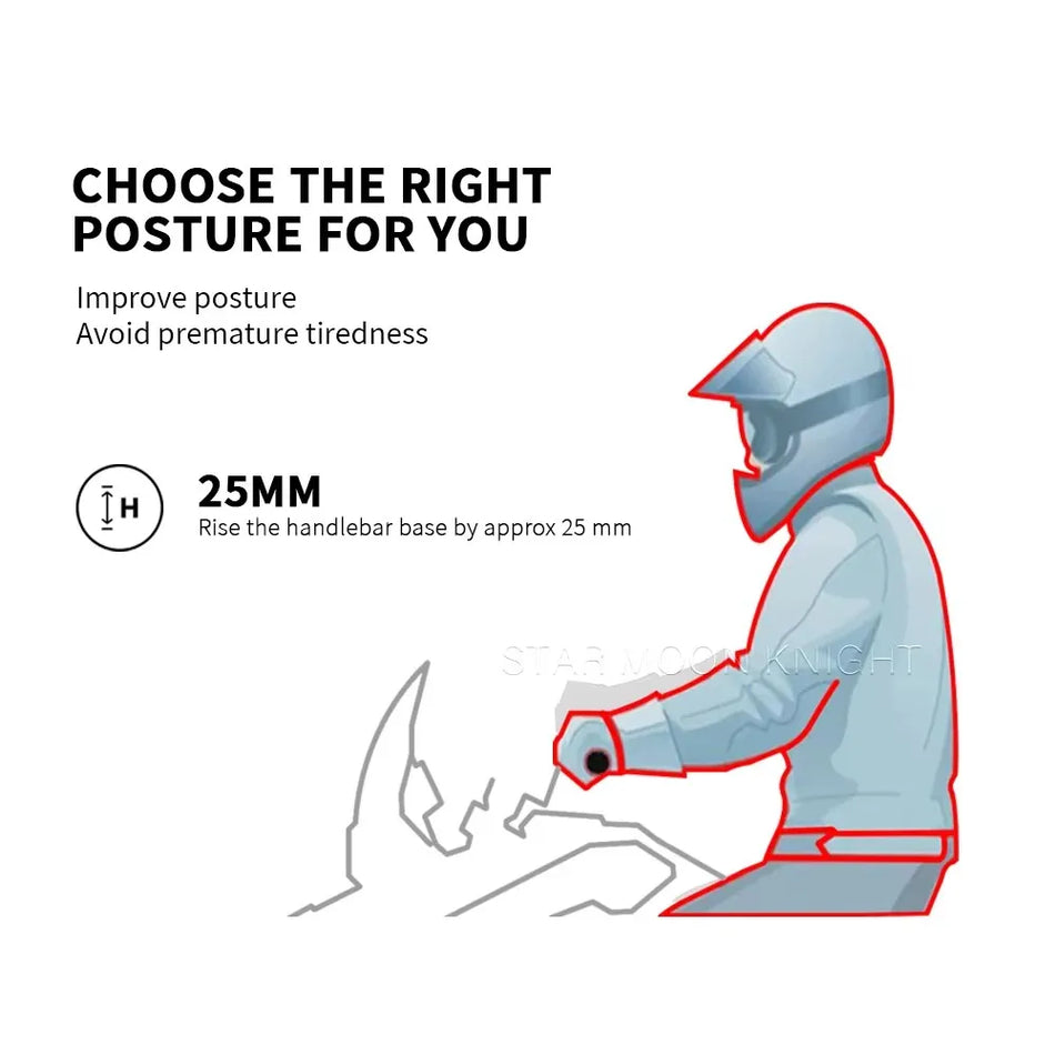 BMW S1000R 2021-, M1000R 2023- Αλουμινένια Βάση Σφιγκτήρα Τιμονιού για Σταθερή Οδήγηση και Εύκολη Εγκατάσταση