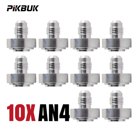 10 Piece Male Weld On AN Fitting Adapters for PTFE Fuel Line and Steel Tube by InterCyprus Trading Ltd