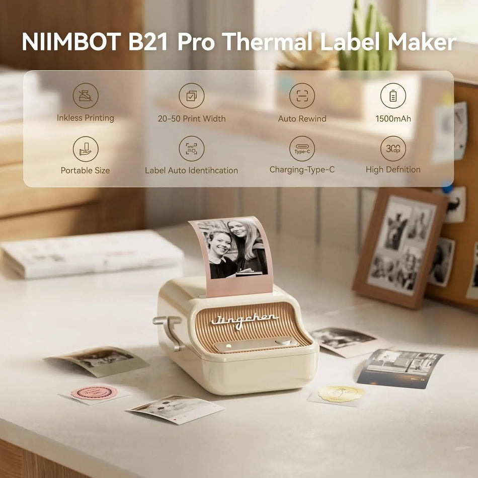 Niimbot Portable Thermal Label Printer 200/300DPI for Bakery and Business
