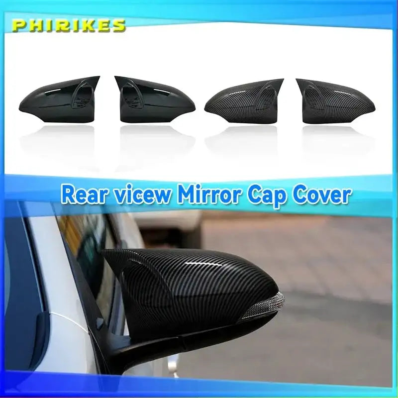 2 Pcs Toyota Yaris Rearview Mirror Housing Cover Cap Lid