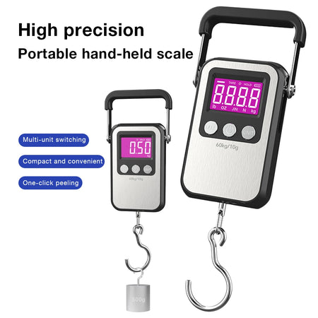 JUANJUAN Hanging Scale &ndash; 60kg Capacity LCD Display