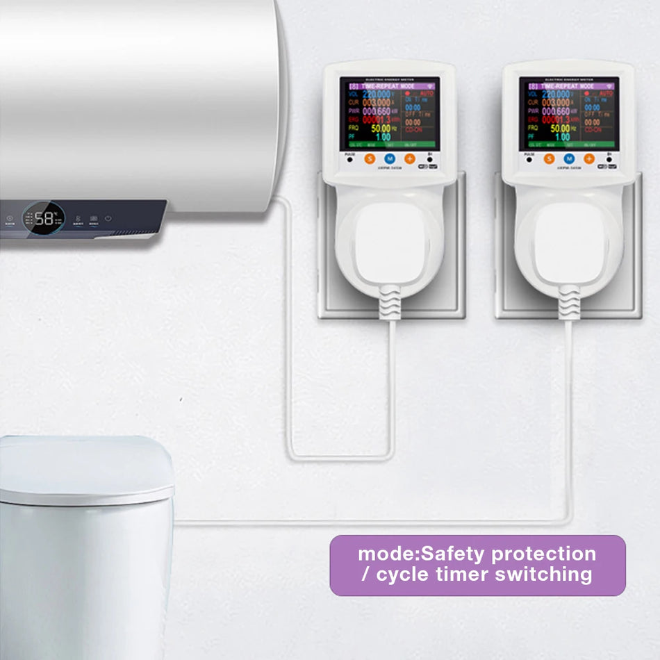 16A Tuya WiFi Energy Meter &ndash; Energy Monitoring EU Socket