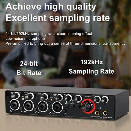 MD22 MD44 Audio Interface &ndash; 24 Bit 192 Kilohertz Recording
