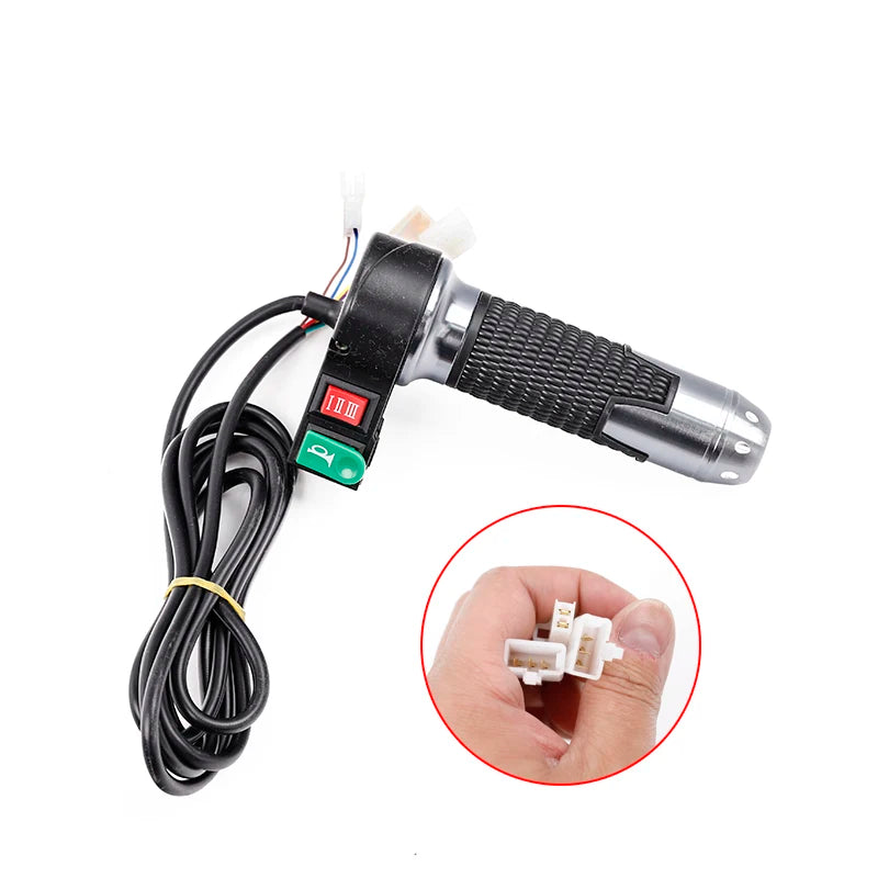 Electric Bicycle Throttle Handle &ndash; Durable Aluminum Alloy Design G