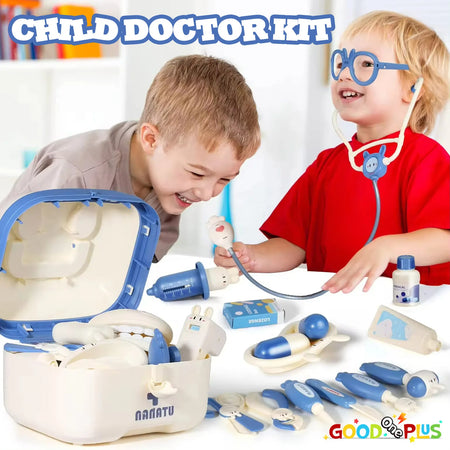 Child Doctor Kit Pretend Play Set - Storage Box Included