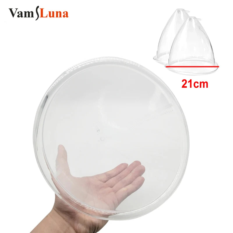 2Pcs Buttock Vacuum Sucker Cups 21Cm 180Ml &ndash; Large Capacity