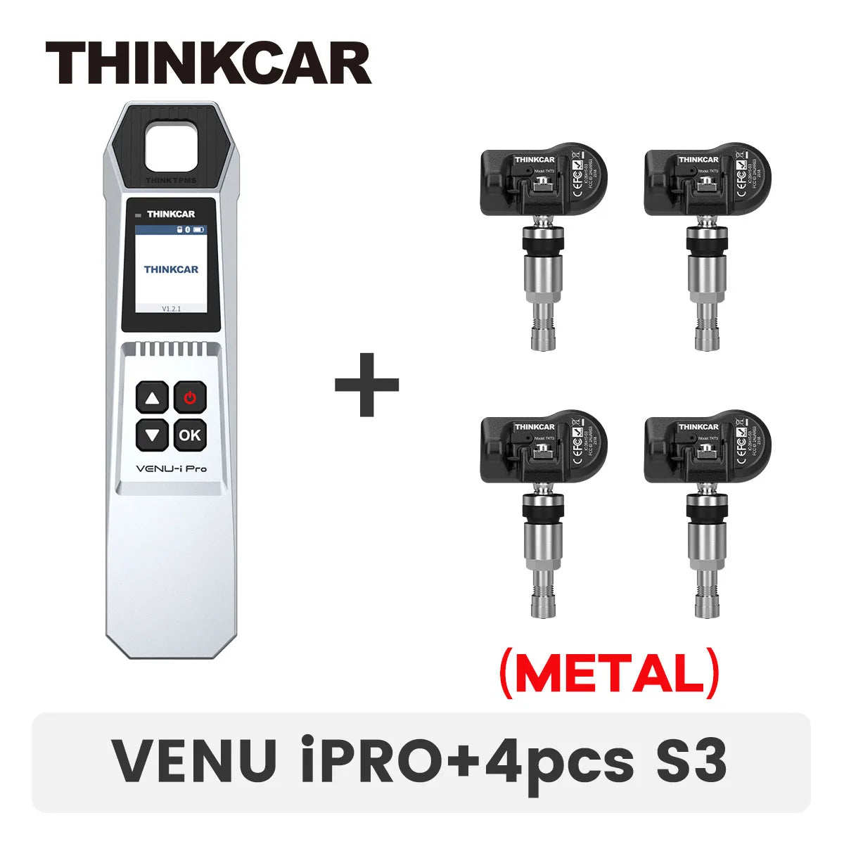 THINKCAR VENU IPRO TPMS Tool &ndash; TPMS Sensor Programming iPRO 4PCS S3(Metel) / Mexico