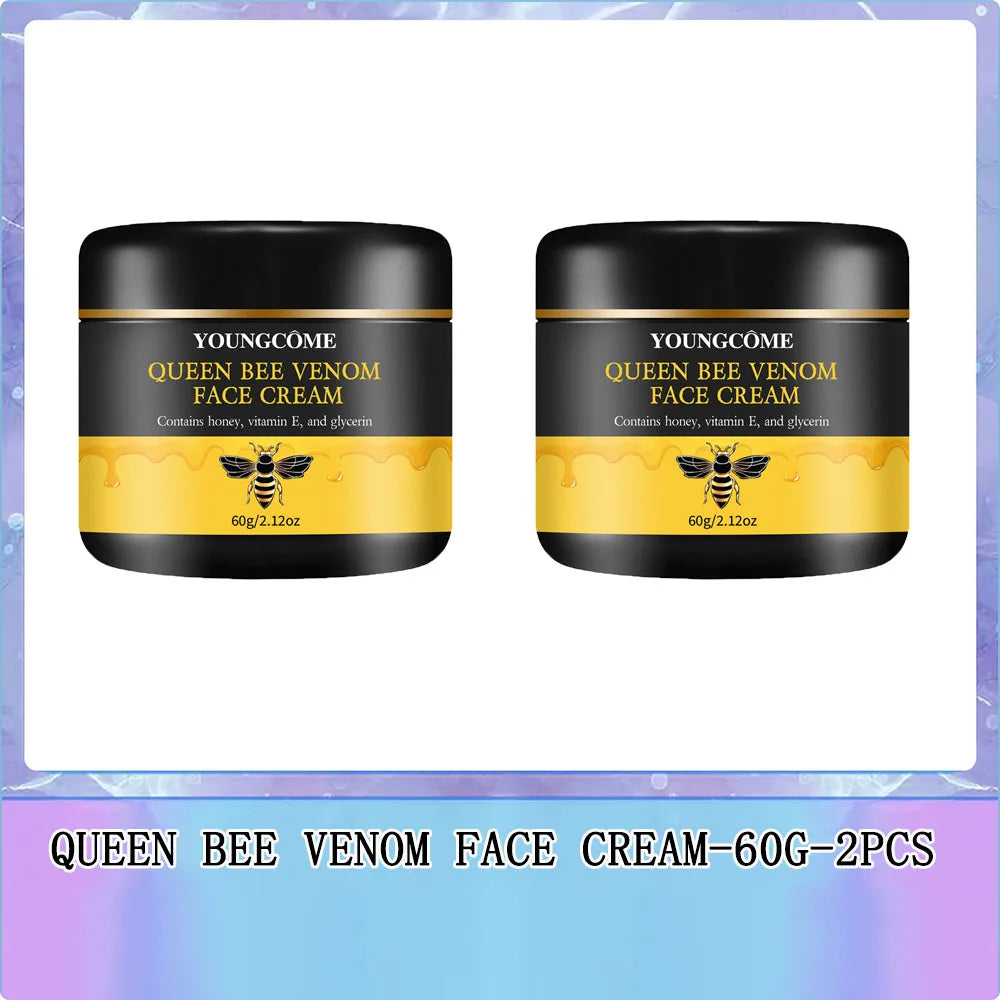 Queen Bee Venom Anti-Aging Face Cream &ndash; Collagen Boost and Deep Hydration 60G-2PCS