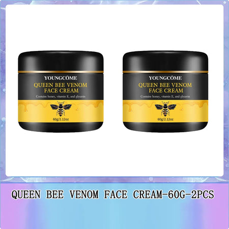 Queen Bee Venom Anti-Aging Face Cream &ndash; Collagen Boost and Deep Hydration 60G-2PCS
