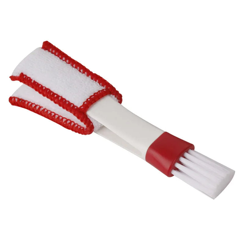 Car Vent Cleaning Tool - Multi-Purpose Vacuum Brush for Interior Care White