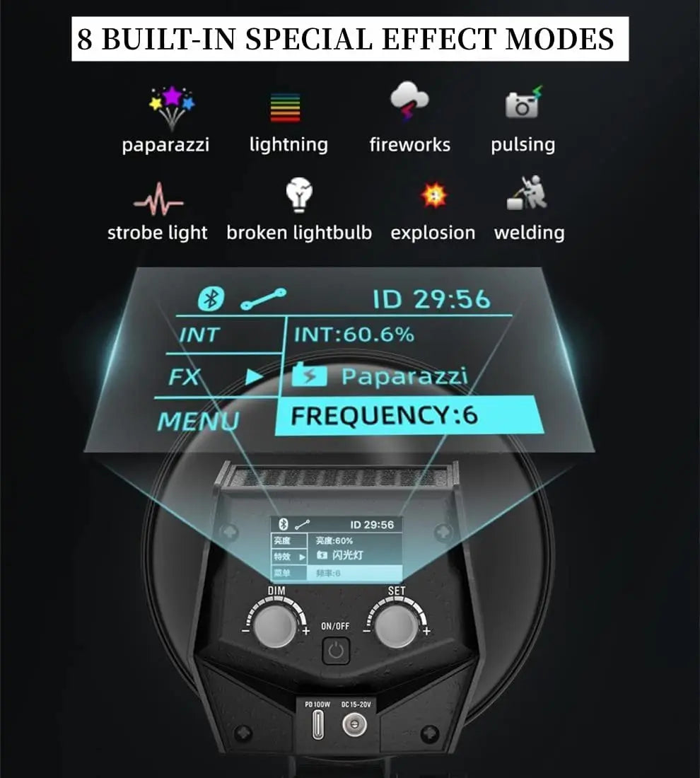IFOOTAGE SL1 320DN LED Light &ndash; Bluetooth App Control