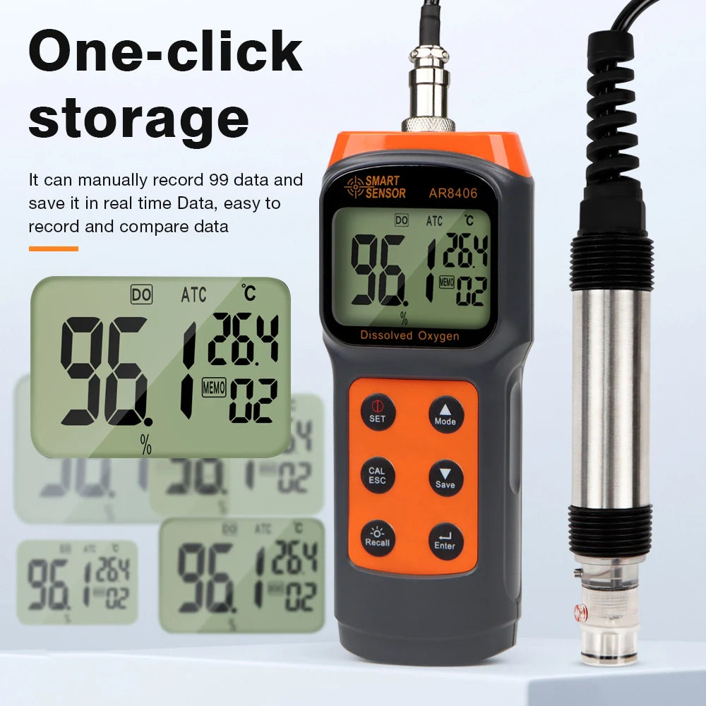 Aquaculture DO Tester 0-30mg/L &ndash; Portable Digital DO Meter