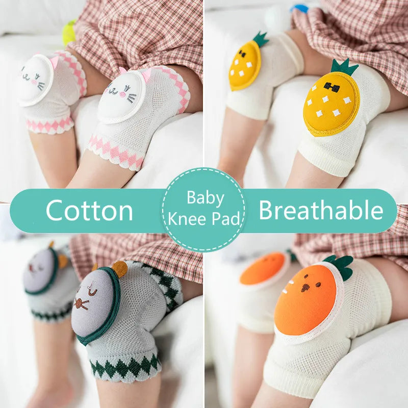 Cartoon Baby Knee Pads Mesh Cushion &ndash; Anti Slip Comfort