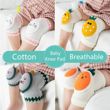 Cartoon Baby Knee Pads Mesh Cushion &ndash; Anti Slip Comfort