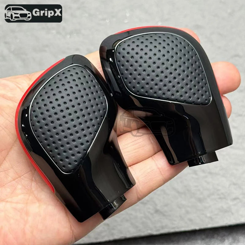 Volkswagen Golf Mk6 Mk7 R Κουμπί Ταχυτήτων, Δέρμα, Χρώμιο Ματ