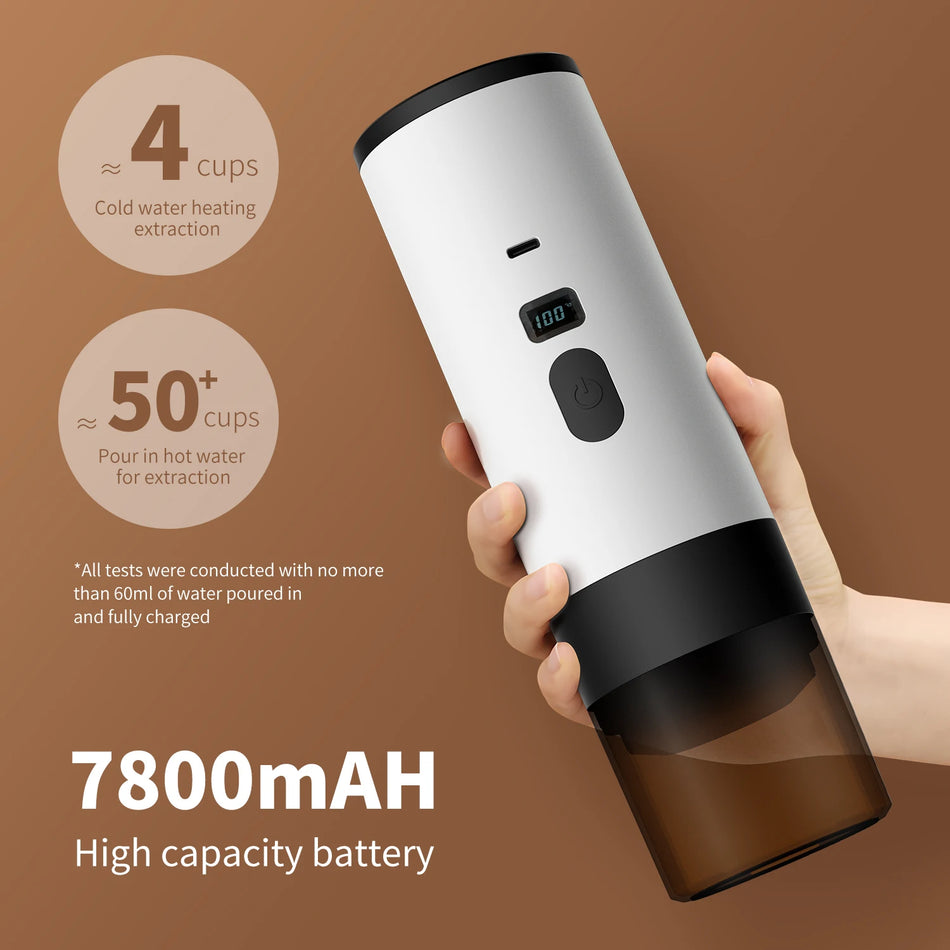 2025 New Portable Capsule Coffee Machine &ndash; High Pressure Brewing with Touch Screen Display