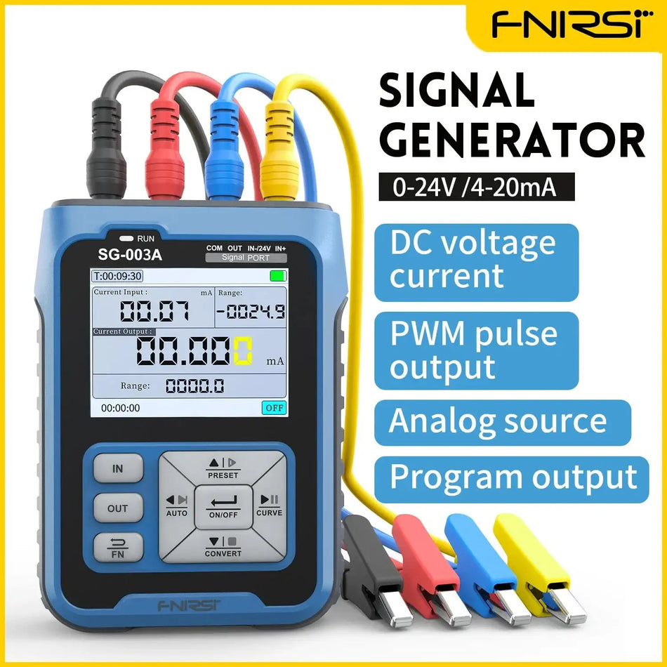 FNIRSI SG-003A 0-10V 4-20mA Signal Simulator Calibrator NEW SG-003A