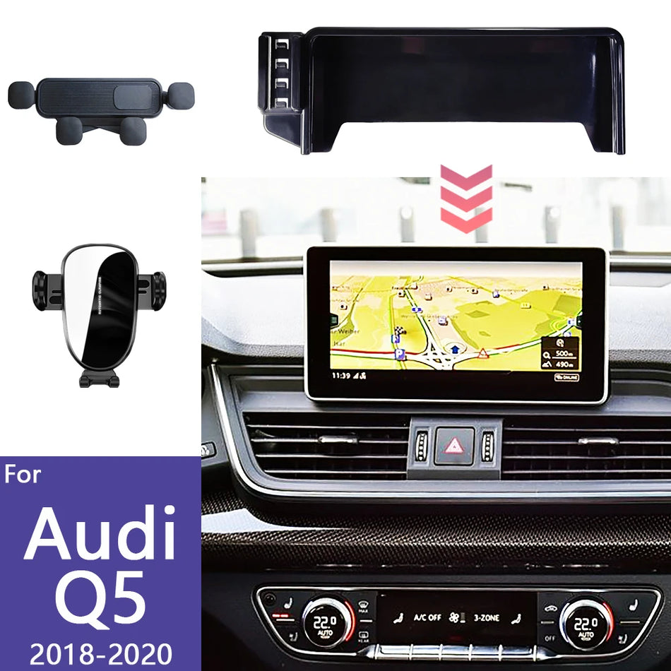 Audi Q5 SQ5 2018 2020 Trådlös Laddning Telefonhållare Fäste