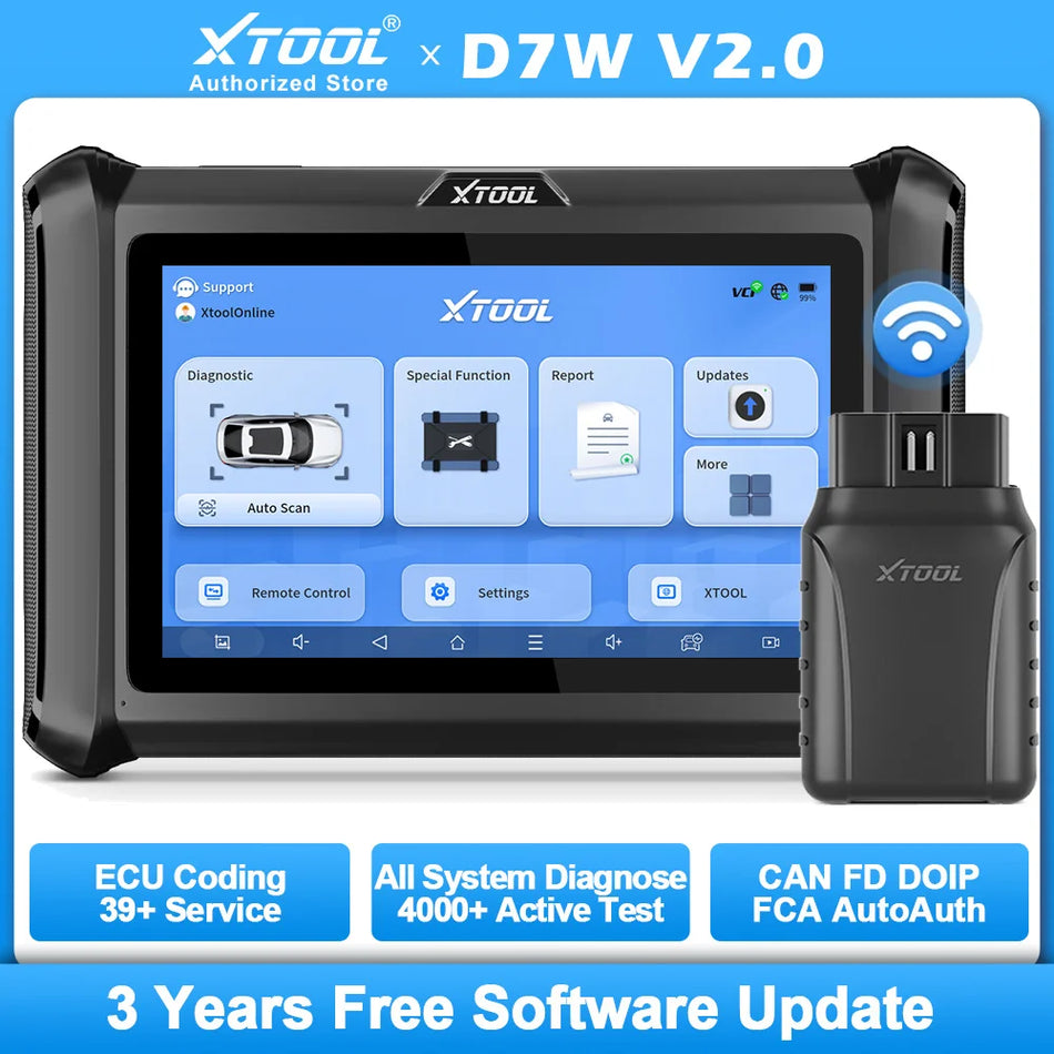 Diagnosetool mit bidirektionaler ECU-Codierung für FCA D7W
